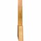Ekena Millwork Portland Rough Sawn Timber Gable Bracket, Western Red Cedar, 36"W x 18"H x 2"D x 6"F, 12/12 Pitch GBW036X18X0206POR00RWR - alternate 3